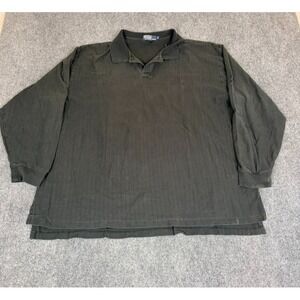 VINTAGE 90's Polo Ralph Lauren Polo‎ Shirt Men  Black Long Sleeve Size 4XB Big